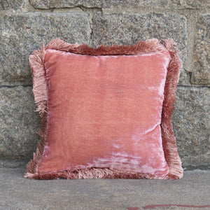 Cushion Deluxe Sorbet Peach Fr 27x27cm