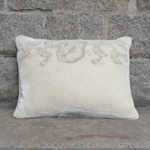 Cushion Deluxe ILLUSSION Embroidery White 30x40cm