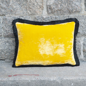 Cushion Deluxe Corn Yellow Black Fr 30x40cm