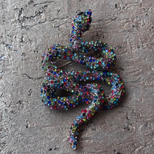 Ladda bild till bildvisaren Brosch Snake Multi
