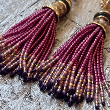 Ladda bild till bildvisaren Earrings Esmeralda - Purple Plum
