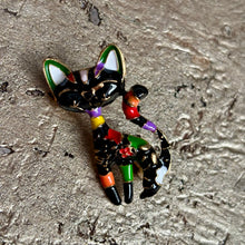 Ladda bild till bildvisaren Brosch Black Cat