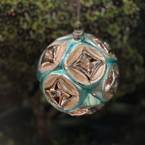 Matte Mineral  PinkGlass Ball