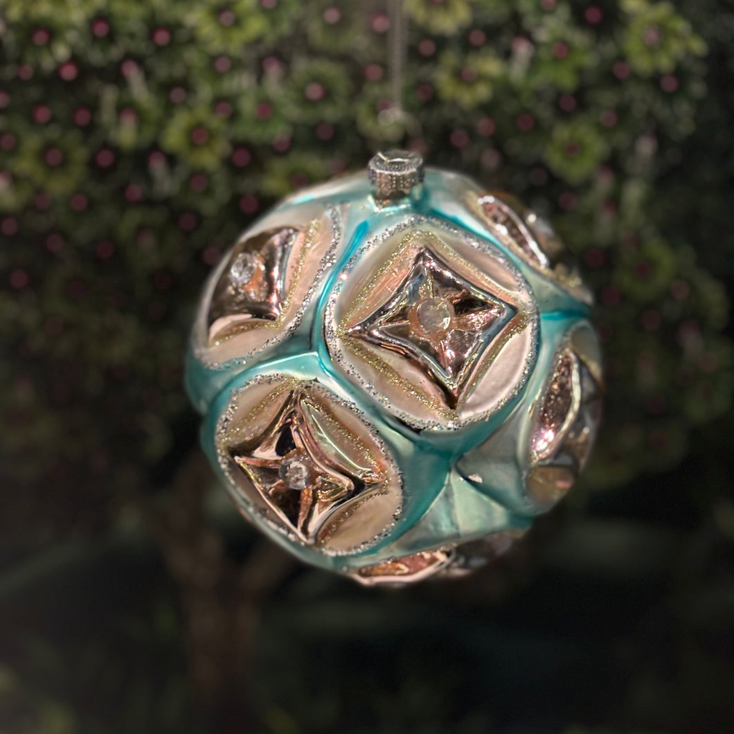 Matte Mineral  PinkGlass Ball