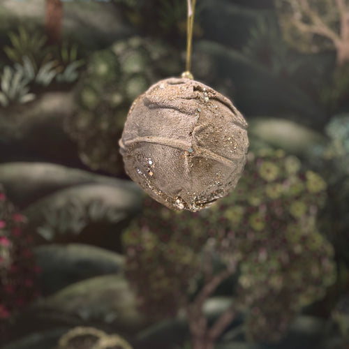 Green Velvet Ball 10cm