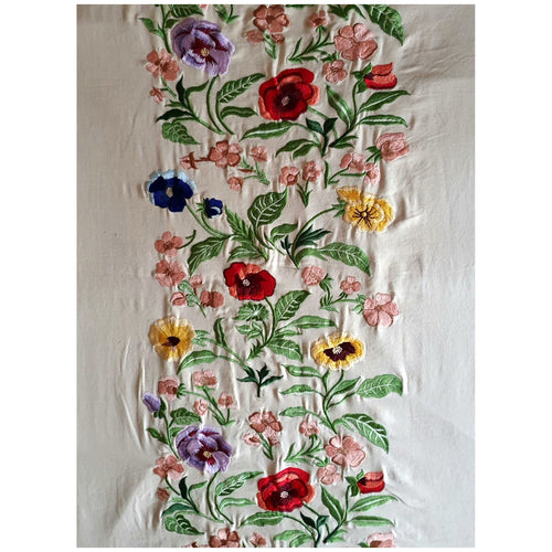 Duk Embroidery Multi Flower