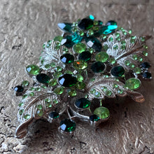 Ladda bild till bildvisaren Brosch Vert Fleur