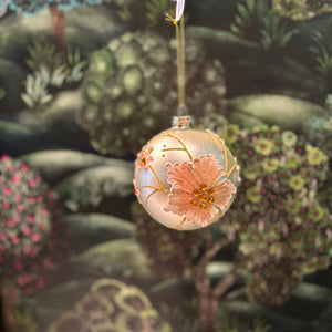Jewel Flower Glass Ball