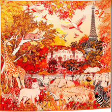 Ladda bild till bildvisaren Ull- och sidensjal Livia