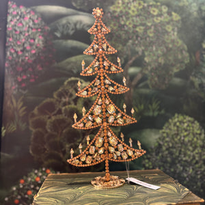 Jewel Christmas Tree Gold 32cm