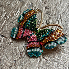 Ladda bild till bildvisaren Brosch Butterfly Blue