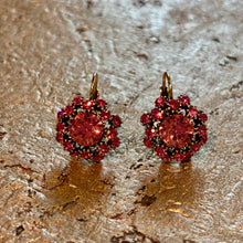 Ladda bild till bildvisaren Earrings Floral Rose