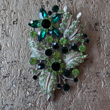 Ladda bild till bildvisaren Brosch Vert Fleur