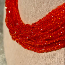 Ladda bild till bildvisaren Necklace Natural Stones Red/Orange