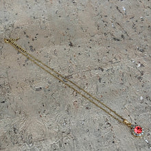 Ladda bild till bildvisaren Vintage Necklace Padparadscha (Nr.542)