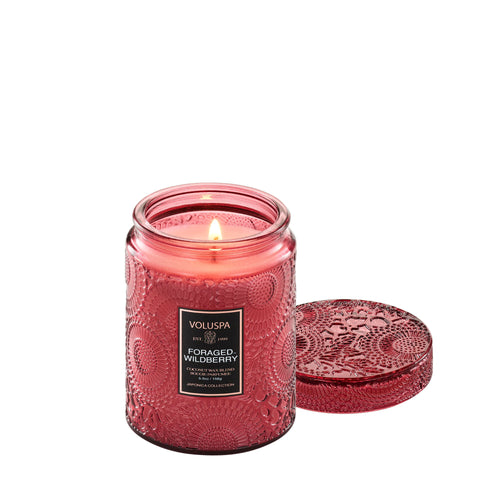 Foraged Wildberry Small Glass Jar