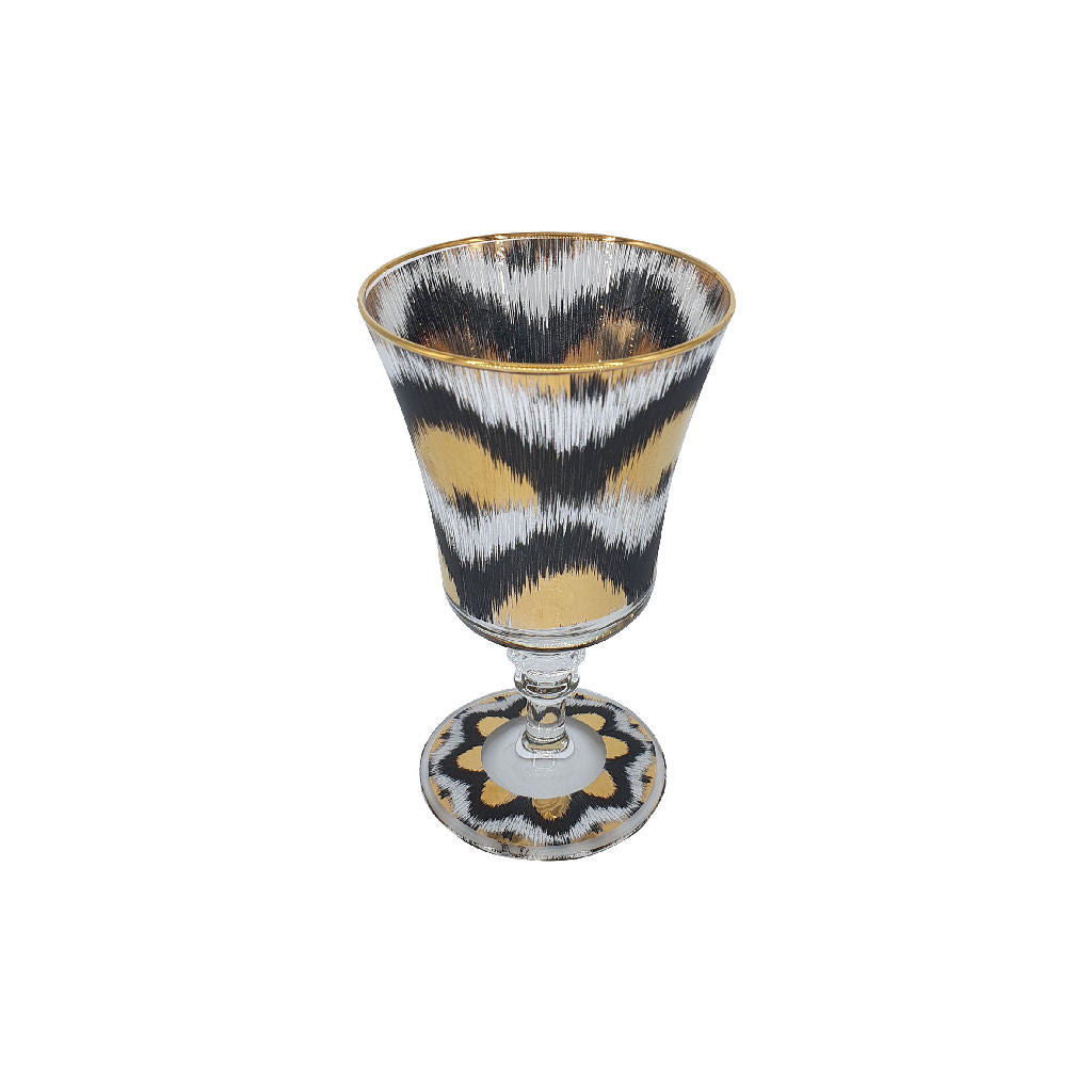 Ikat Wine Glass