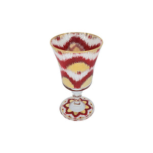 Ikat Wine Glass