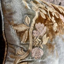 Ladda bild till bildvisaren Cushion Deluxe Blossom Embroidery Shaded Lake 25x50cm