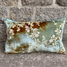 Ladda bild till bildvisaren Cushion Deluxe Blossom Embroidery Shaded Lake 25x50cm