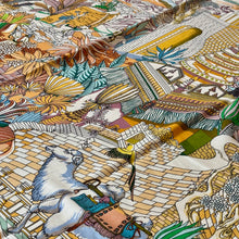 Ladda bild till bildvisaren The Silk Road - Ull- och sidensjal, 140x140cm