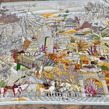Ladda bild till bildvisaren The Silk Road - Ull- och sidensjal, 140x140cm