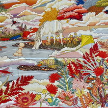 Ladda bild till bildvisaren Enchanted Horse Red - Sidensjal