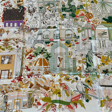 Ladda bild till bildvisaren Escapade Romantique Créme - Sidensjal, 110x110cm