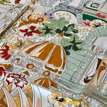Ladda bild till bildvisaren Escapade Romantique Créme - Sidensjal, 110x110cm
