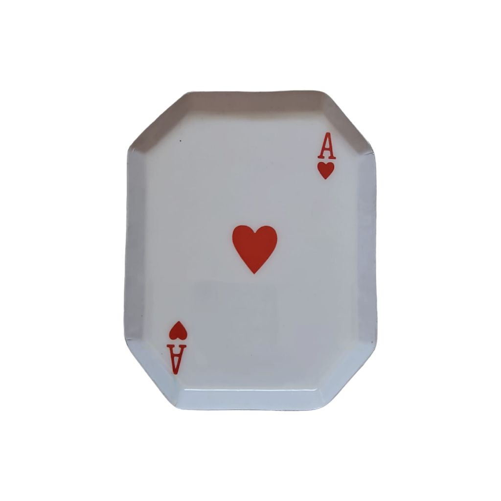 Tray Playing Card Heart