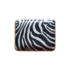 Metal Tray Zebra