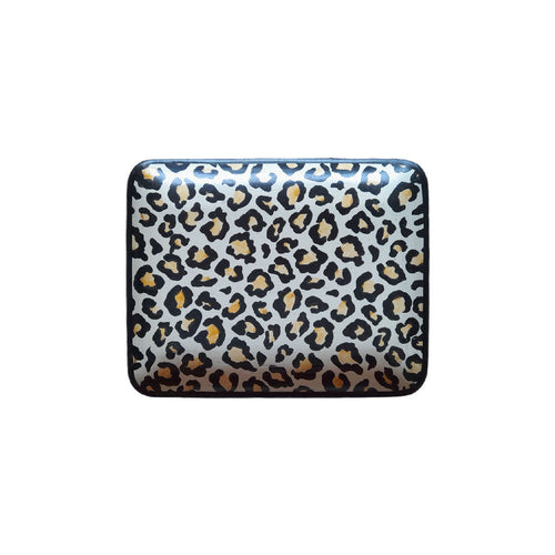 Metal Tray Leopard