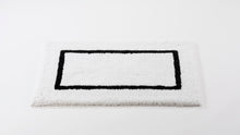 Ladda bild till bildvisaren Badrumsmatta Karat White/Black