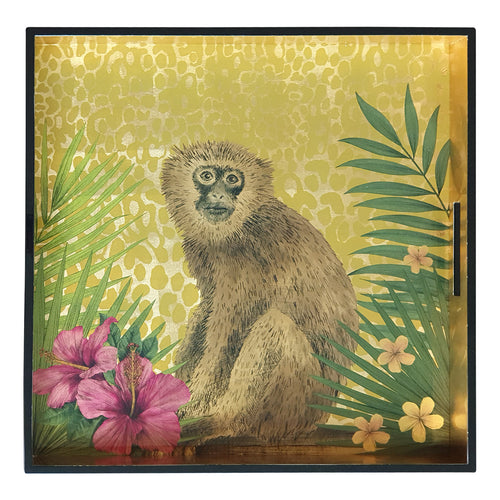 Lacquer Tray Djungle Monkey