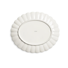 Ladda bild till bildvisaren Oyster Oval Plate 35x30cm - Forest Green