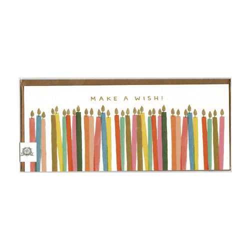 Colored Birthday Candles Cards