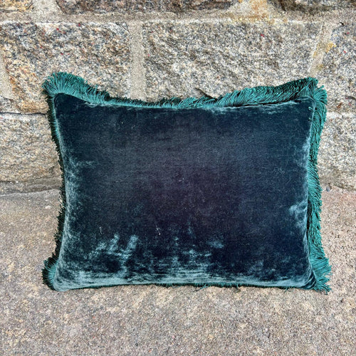 Cushion Deluxe Teal/Maker Green Fr 30x40cm