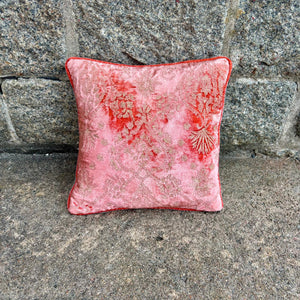 Cushion Deluxe Embroidery Tara Rose Bisque 27x27cm