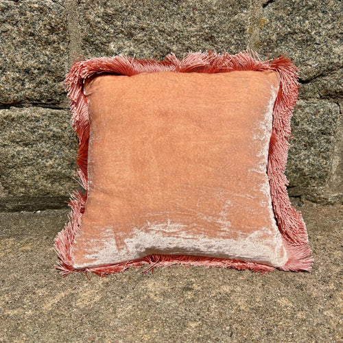Cushion Deluxe Pink Quartz Peach Rose Fr 27x27cm