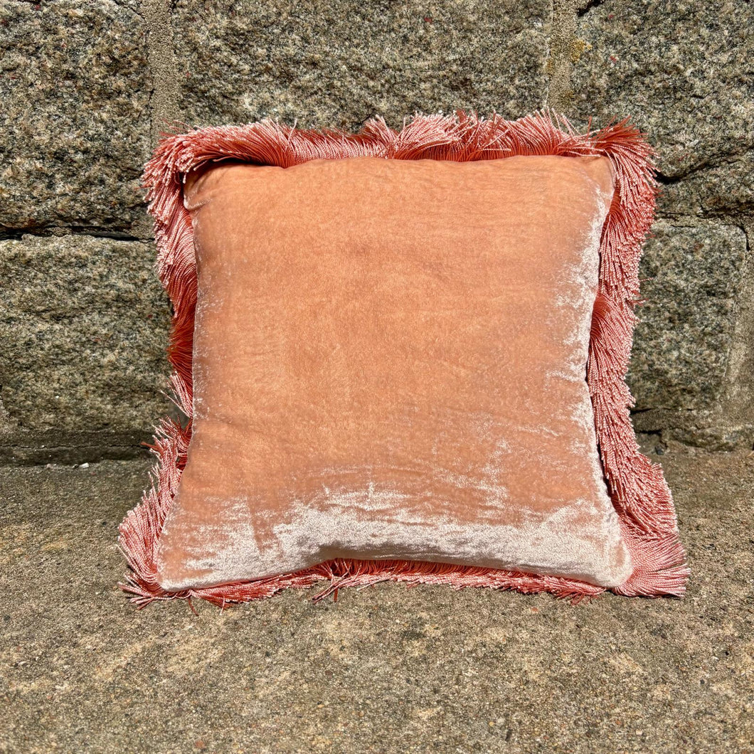 Cushion Deluxe Pink Quartz Peach Rose Fr 27x27cm