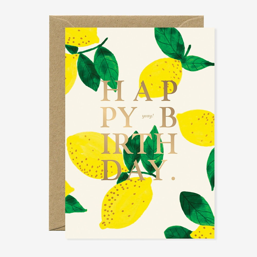 HBDAY Lemon card