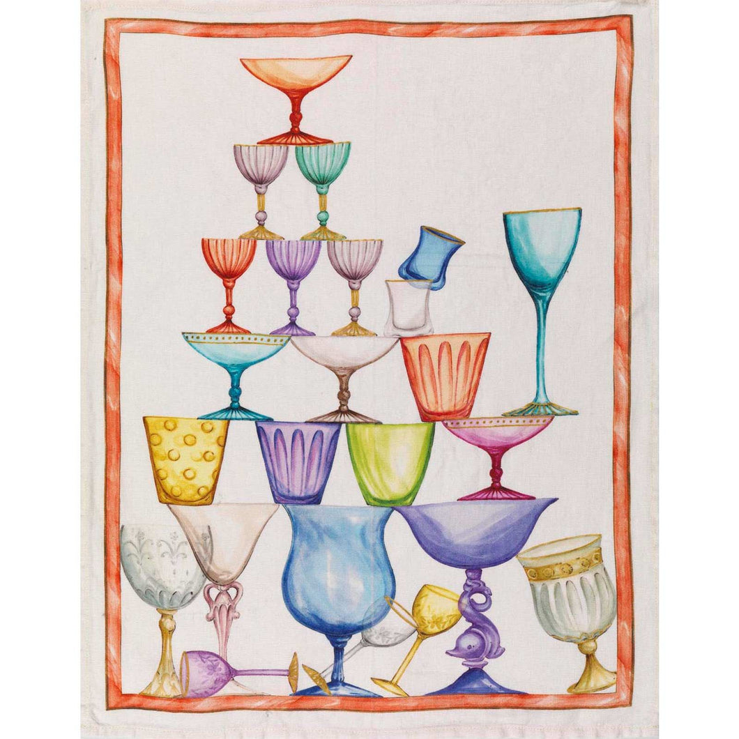 Crystal Red - Kitchen Towel