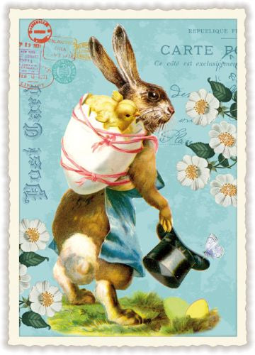 Carte Postale Easter Bunny with Hat