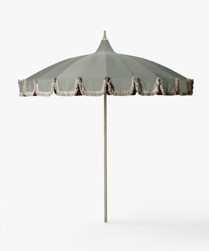Parasol Green Fringe