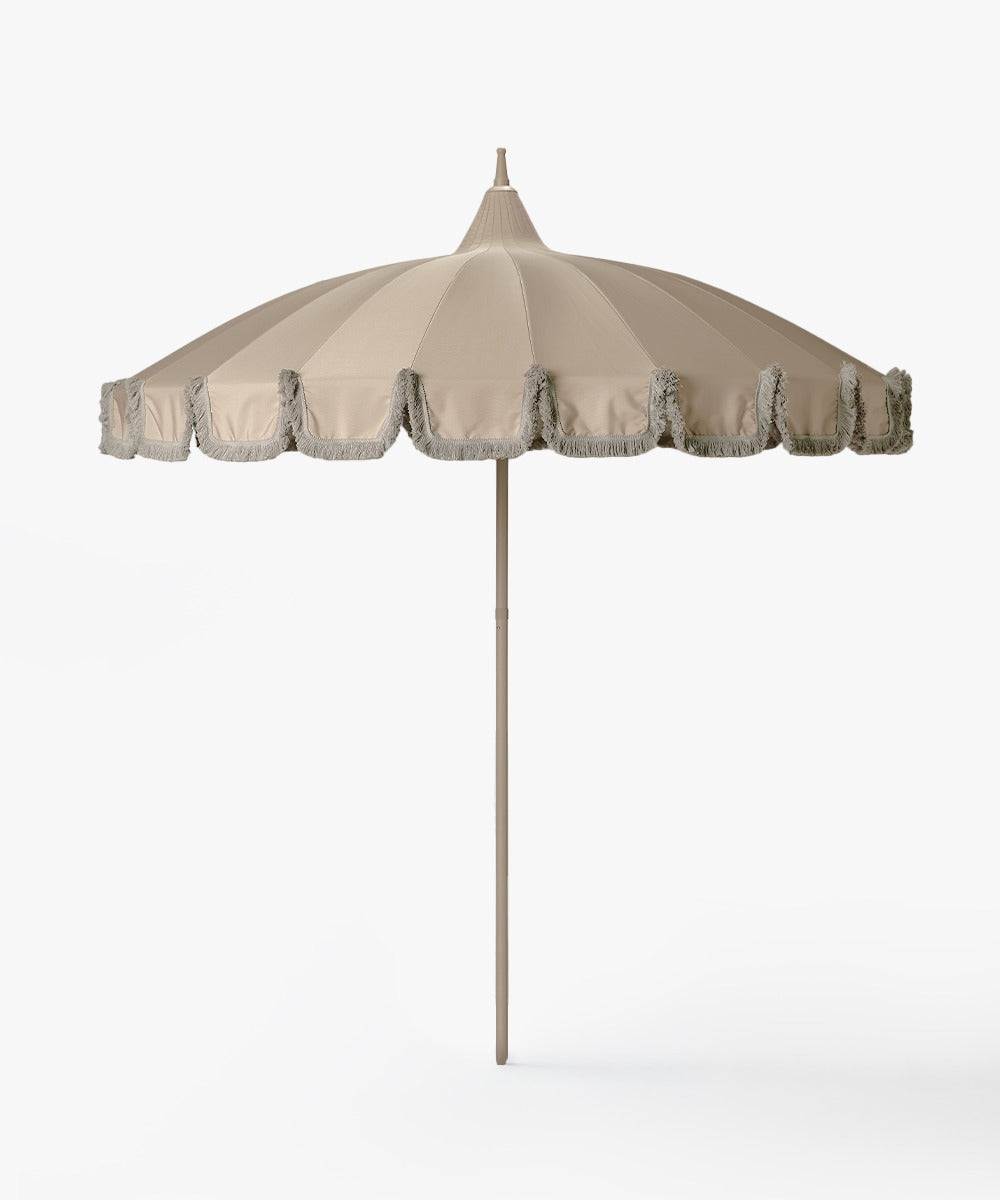 Parasol Beige Fringe