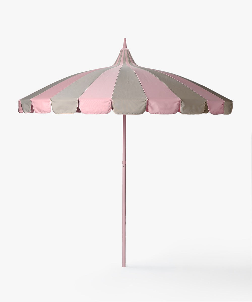 Parasol Pink & Beige Stripe