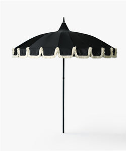 Parasol Black Fringe