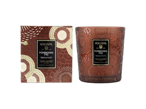 Forbidden Fig  Boxed Candle