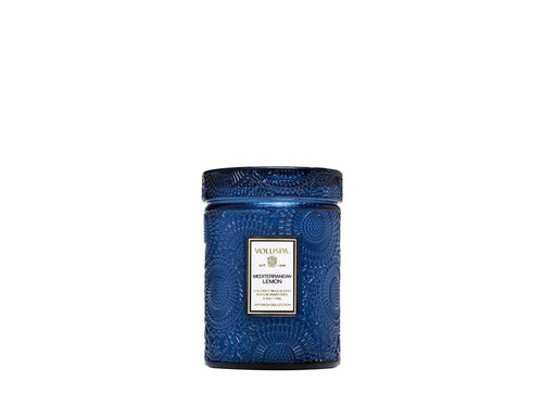 Mediterranean Lemon Small Glass Jar