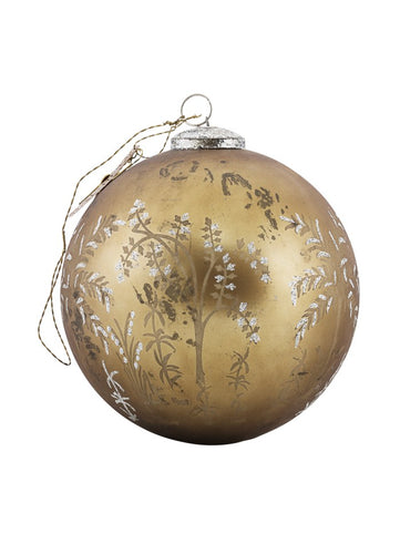 Forest Ball Antique Gold Small